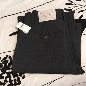 GAP “Perfect Trouser” dress pants. Charcoal grey.
